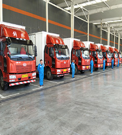 常州到四川物流公司车辆展示